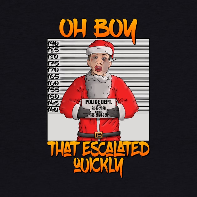 Christmas Escalation Police Santa Claus Meme by Monstershirts